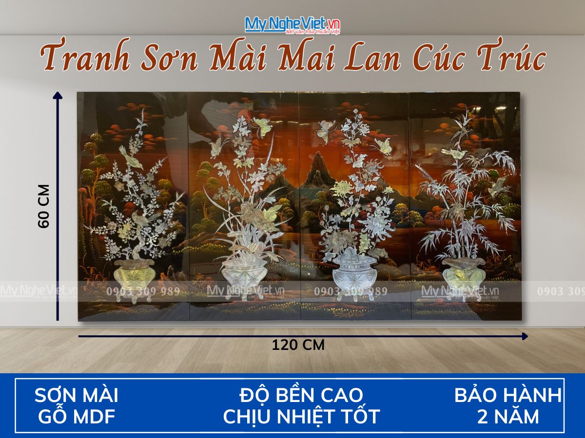 Tranh Tứ Quý - Tranh Tứ Bình 