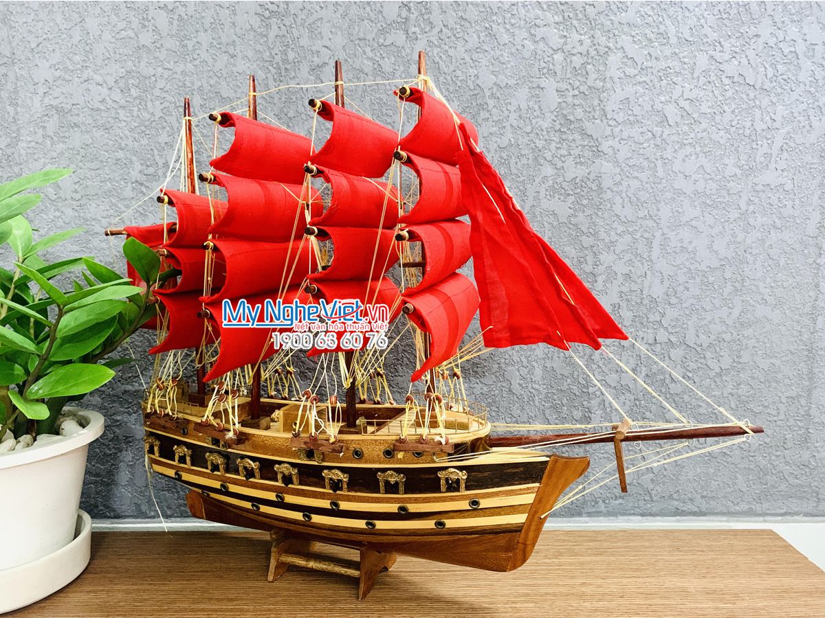 Tàu chiến cổ  Mô hình thuyền gỗ Hà Nội thuyền phong thủy thuyền xuất  khẩu quốc tế
