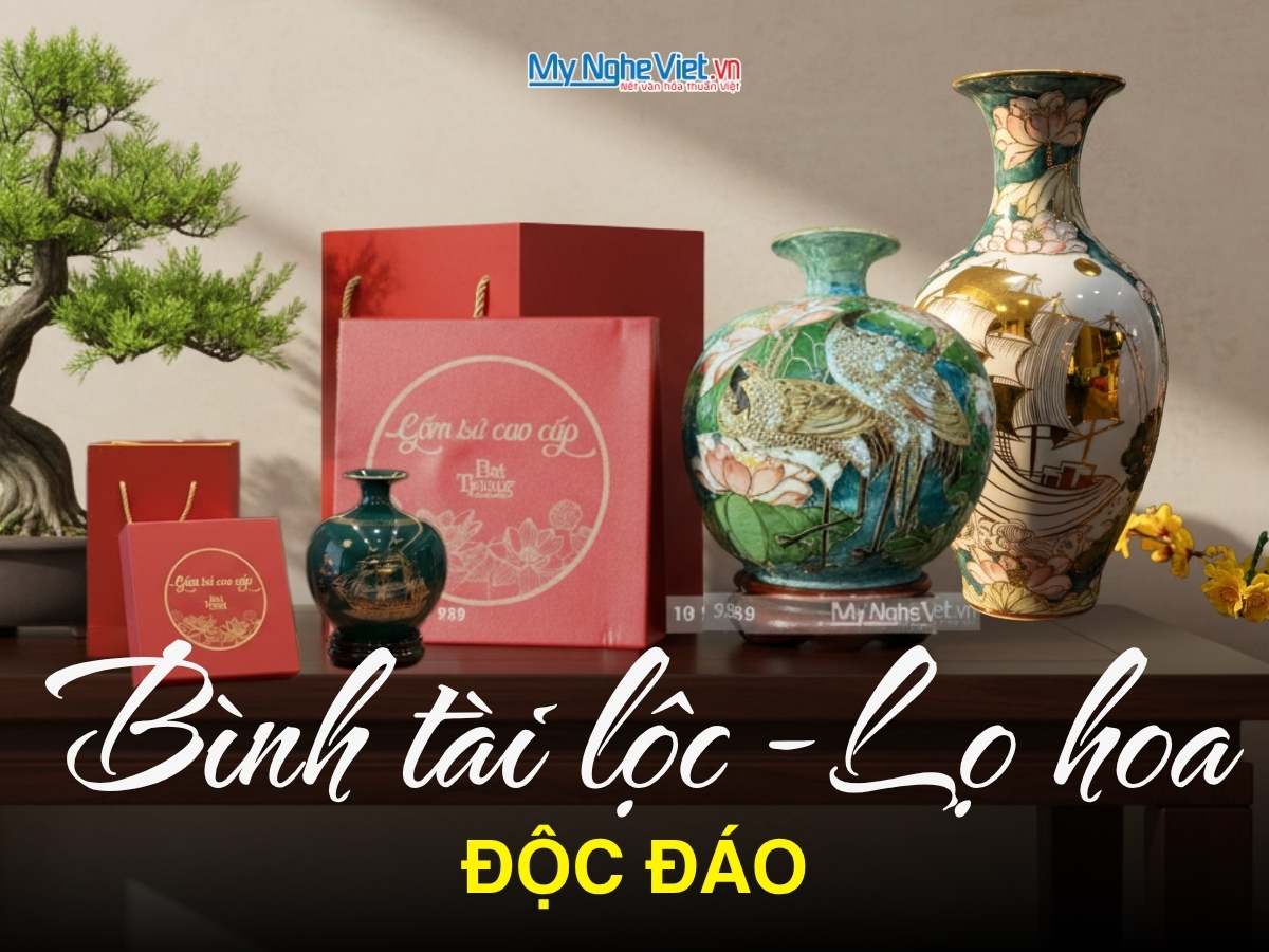 Bình tài lộc - Lọ Hoa 